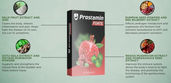 Prostamin Forte - apoteket - pris - tillverkarens webbplats - var kan köpa - i Sverige